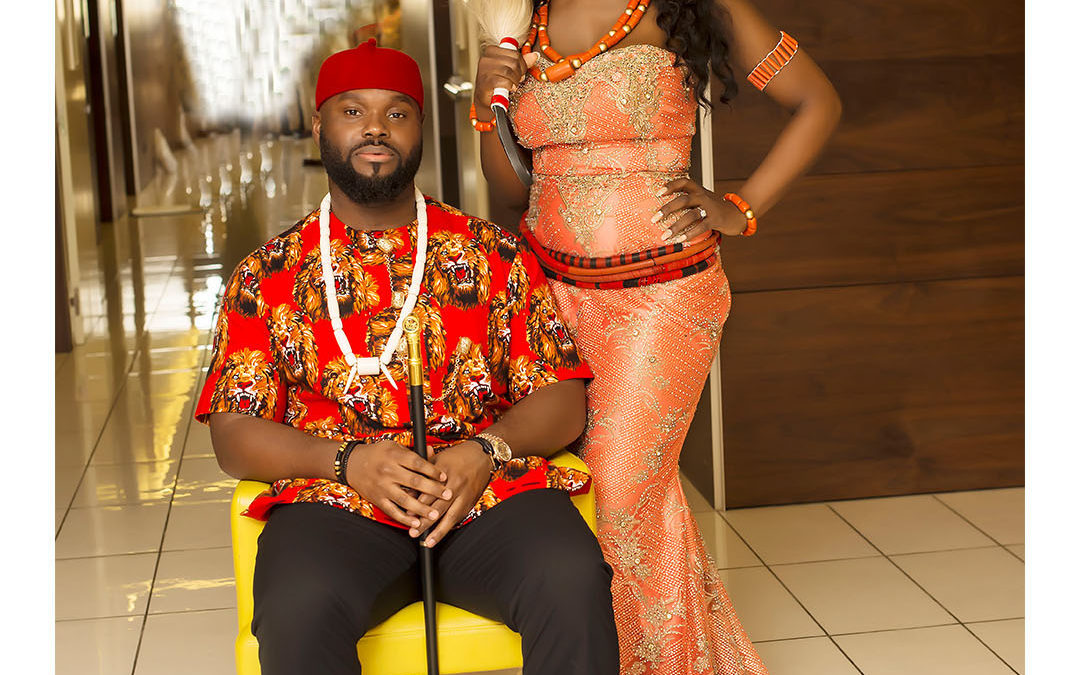 Eye-catching Wedding Pictures of Chichi and Dipo.