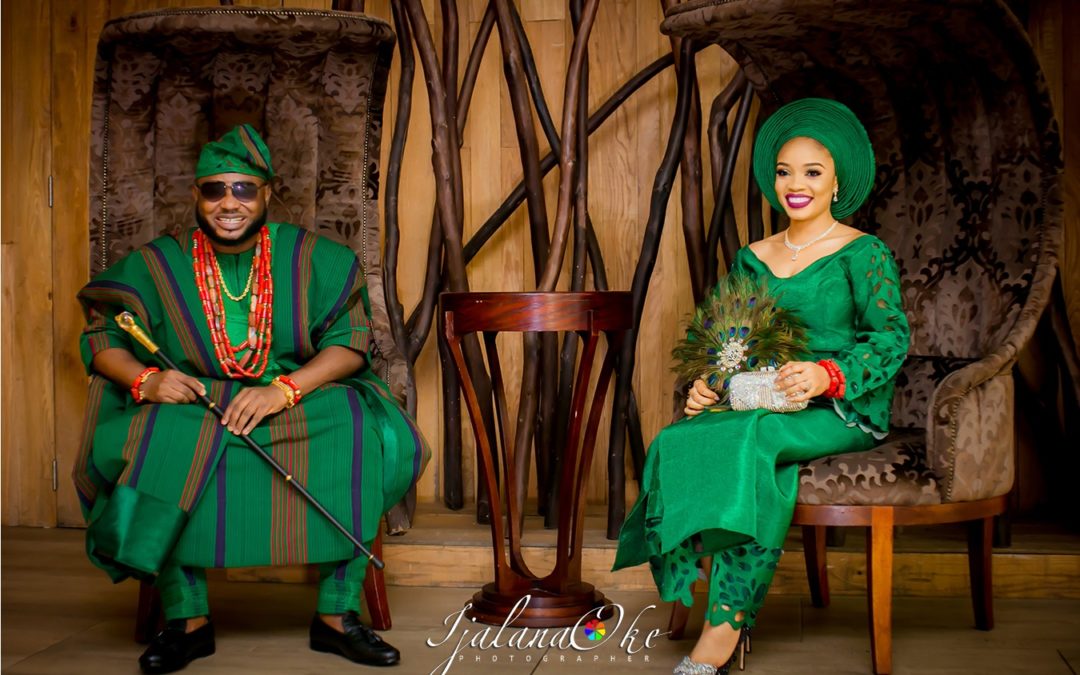 Beautiful Funmi And Her Prince Charming Seun Traditional Wedding Pictures